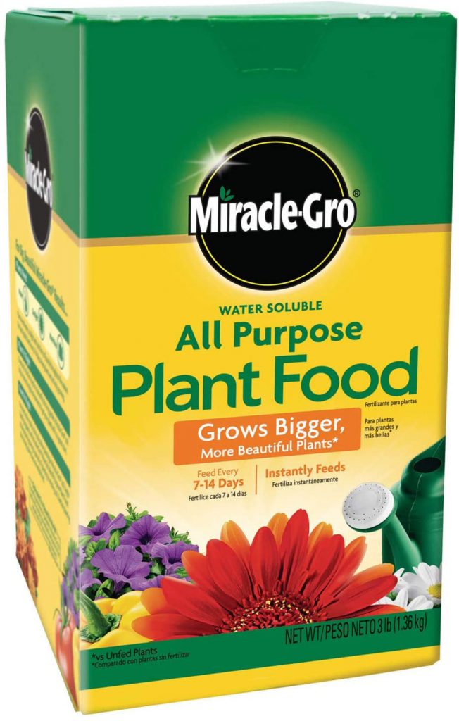 MIRACLE GROW PLANT FOOD