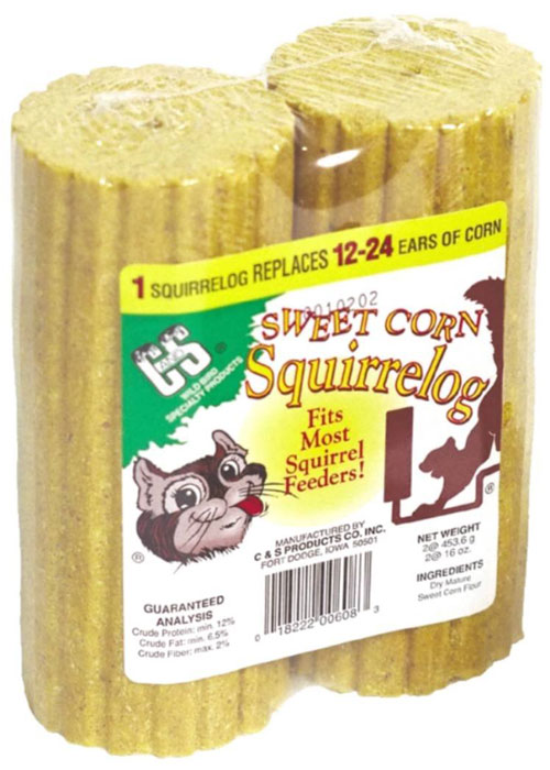 sweet corn squirrel log